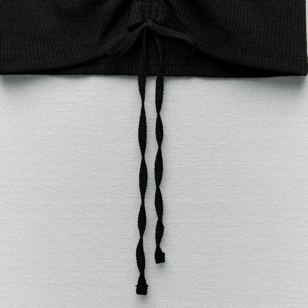 Zara Rib Polo with Gather Detail top - Picture 5 of 8